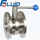 Stainless Steel Sanitary Flanged Butterfly Valve
