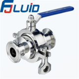 Clamped Conventional Non-retention Ball Valve