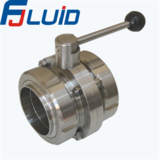 卫生级不锈钢活接式蝶阀Sanitary Stainless Stell Uinon-type Butterfly Valve